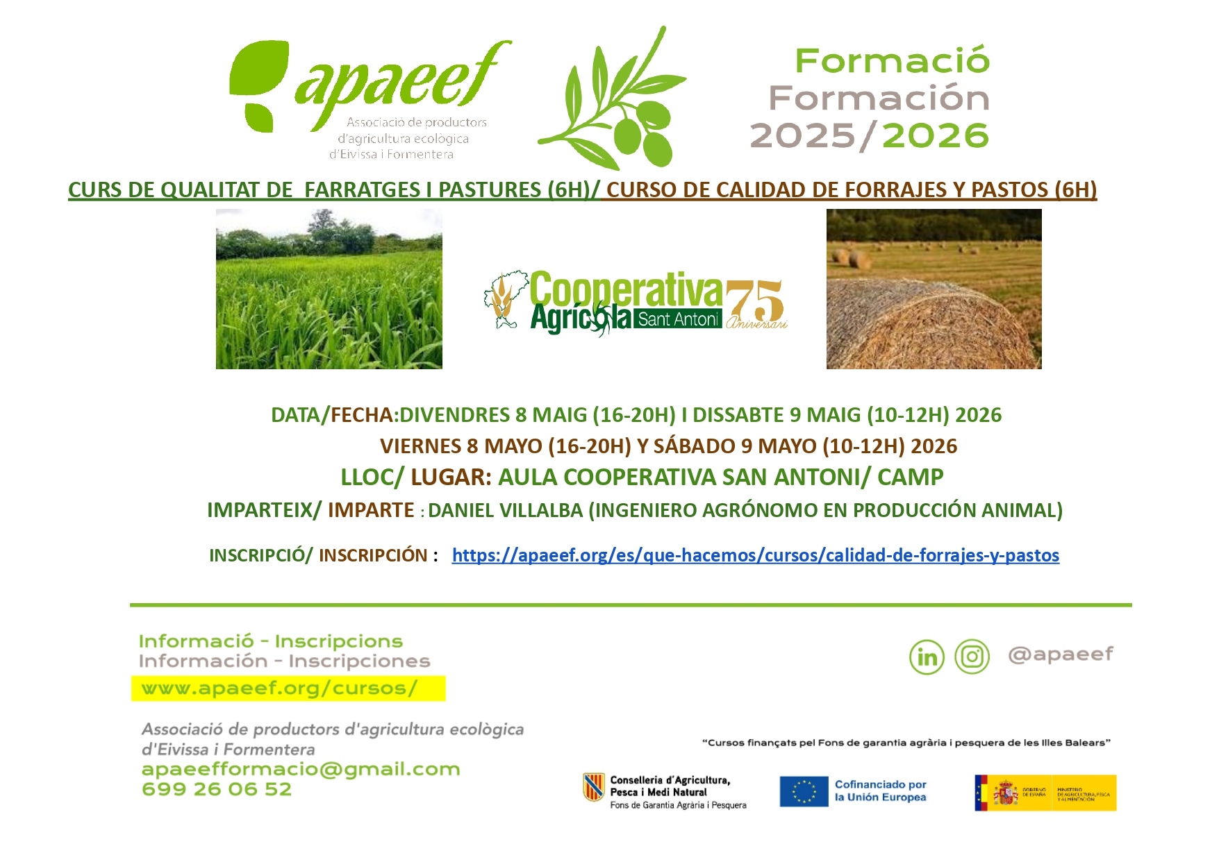 QUALITY OF FORRAGE AND PASTURES